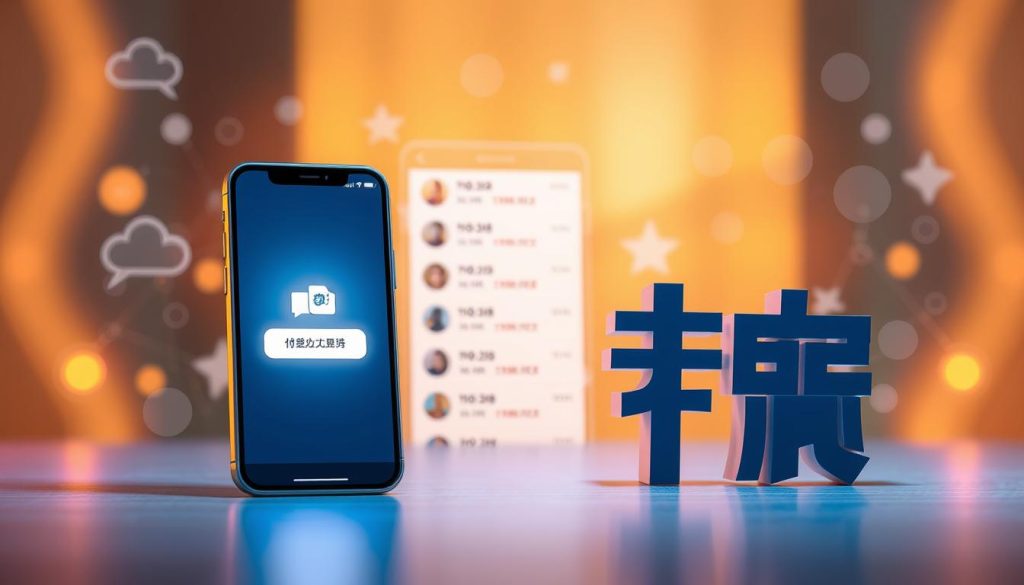 A visually engaging illustration representing "消息恢复" within a digital communication context. In the foreground, a sleek smartphone displays a notification icon symbolizing message recovery, illuminated with a soft glow. The middle ground features a dynamic user interface of a messaging app, showcasing scrolling conversations with timestamps, reflecting the automatic deletion feature. The background includes a subtle blend of abstract digital elements, such as cloud icons and data streams, to convey a tech-savvy environment. The lighting is warm and inviting, creating a sense of reassurance and reliability. The overall atmosphere exudes professionalism and clarity, emphasizing solutions to common issues related to automated deletion settings in messaging platforms. A visually engaging illustration representing "消息恢复" within a digital communication context. In the foreground, a sleek smartphone displays a notification icon symbolizing message recovery, illuminated with a soft glow. The middle ground features a dynamic user interface of a messaging app, showcasing scrolling conversations with timestamps, reflecting the automatic deletion feature. The background includes a subtle blend of abstract digital elements, such as cloud icons and data streams, to convey a tech-savvy environment. The lighting is warm and inviting, creating a sense of reassurance and reliability. The overall atmosphere exudes professionalism and clarity, emphasizing solutions to common issues related to automated deletion settings in messaging platforms.